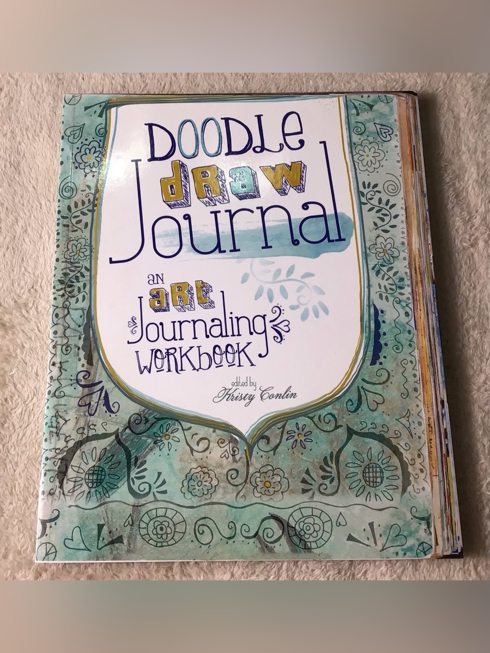 Doodle Draw Journal - Teal Art Journaling Workbook